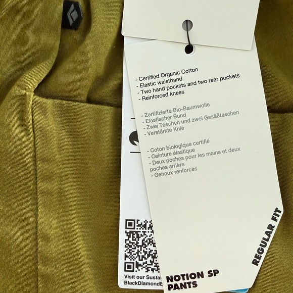Black Diamond Women's Notion SP Hiking Climbing Pants NWT Size M - Picture 6 of 8